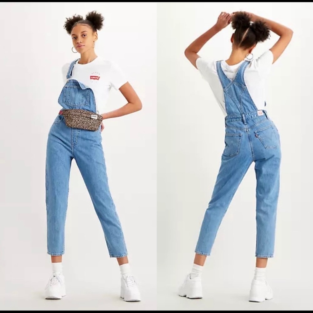 Levi's Tapered Overalls in Crazy Blue